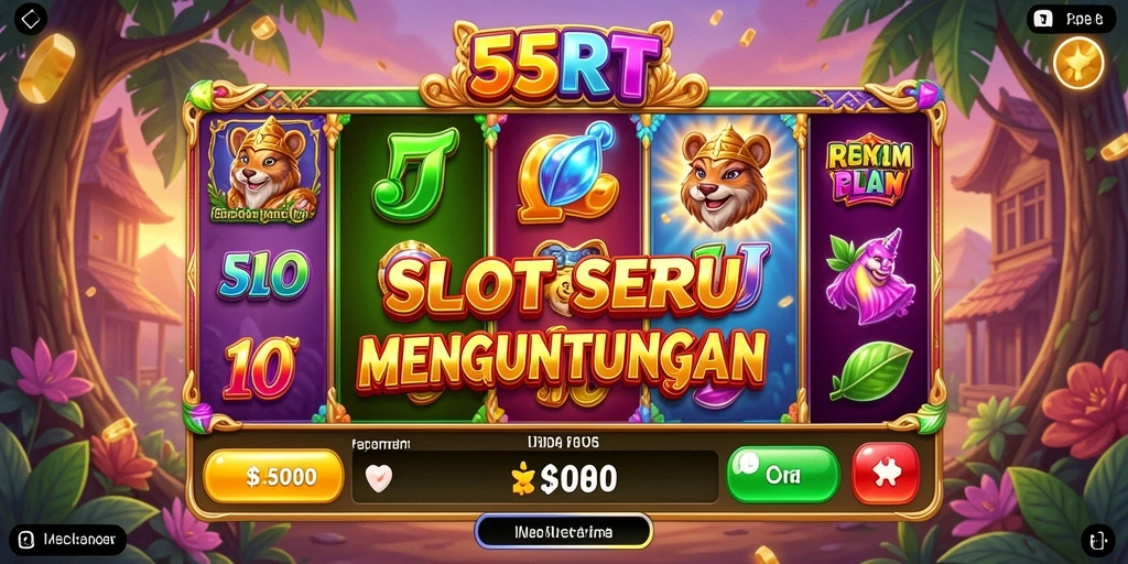 Tampilan gameplay Slot yang seru dan mendebarkan