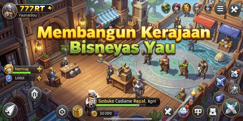 Tampilan gameplay Tycoon yang mendebarkan dan interaktif.