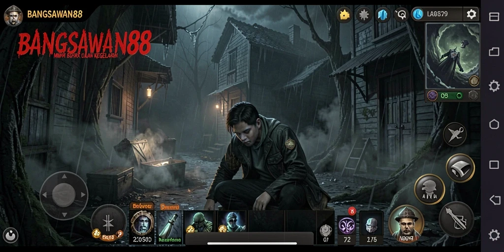 Gameplay BANGSAWAN88 yang menegangkan dan mengerikan.