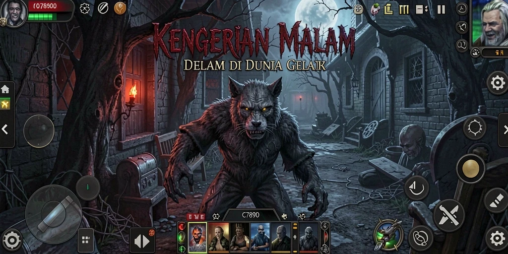 Gameplay menyeramkan dengan momen-momen menegangkan dalam C7890.