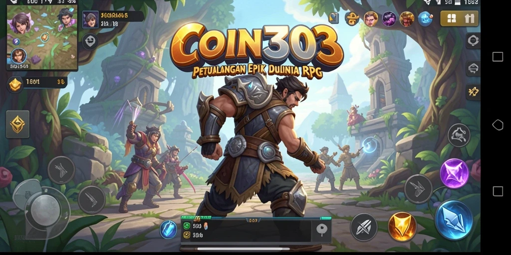 Gameplay menarik dari COIN303 yang penuh petualangan RPG.