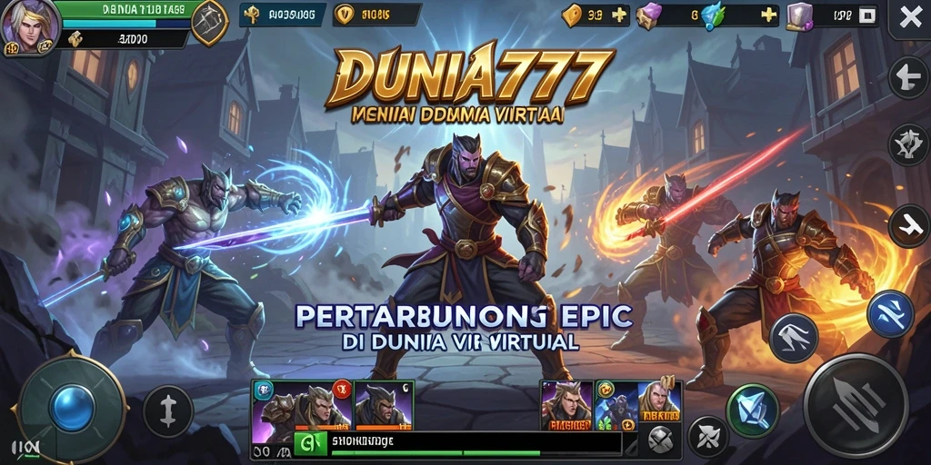 Gameplay menegangkan dengan karakter unik dalam DUNIA777.