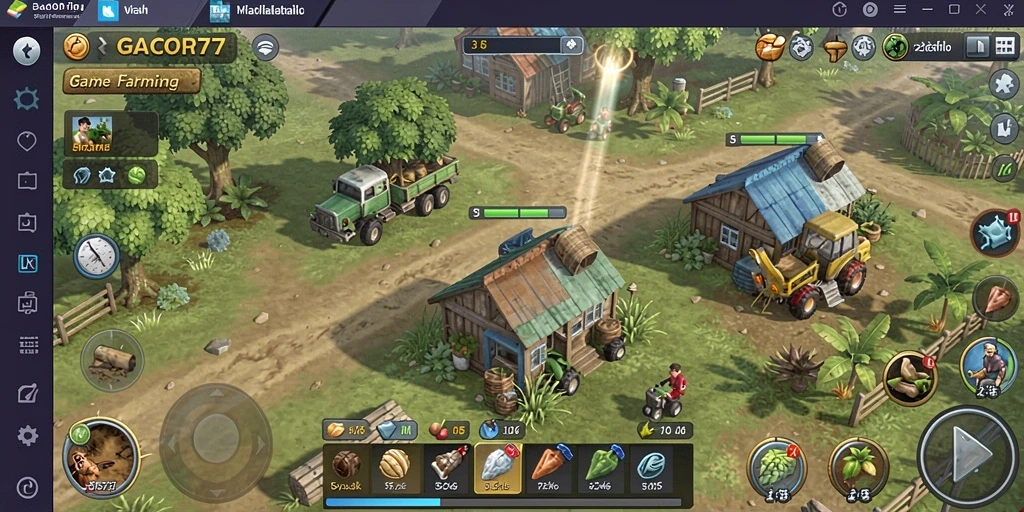 Screenshot GACOR77 yang menampilkan aksi bertani di ladang.