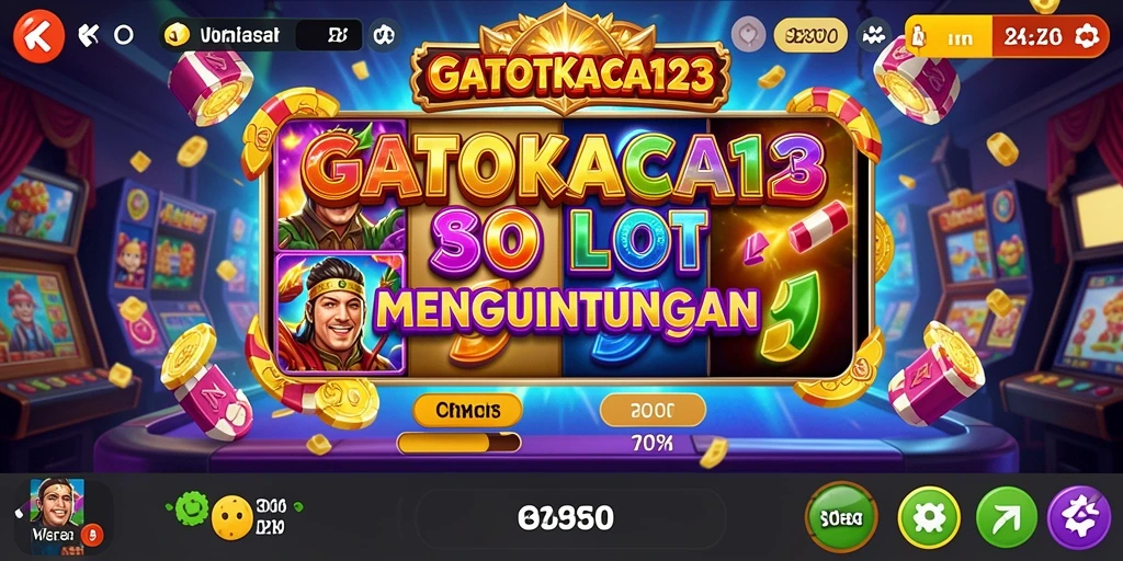 Screenshot GATOTKACA123 menampilkan gameplay Slot yang menarik dan menantang.