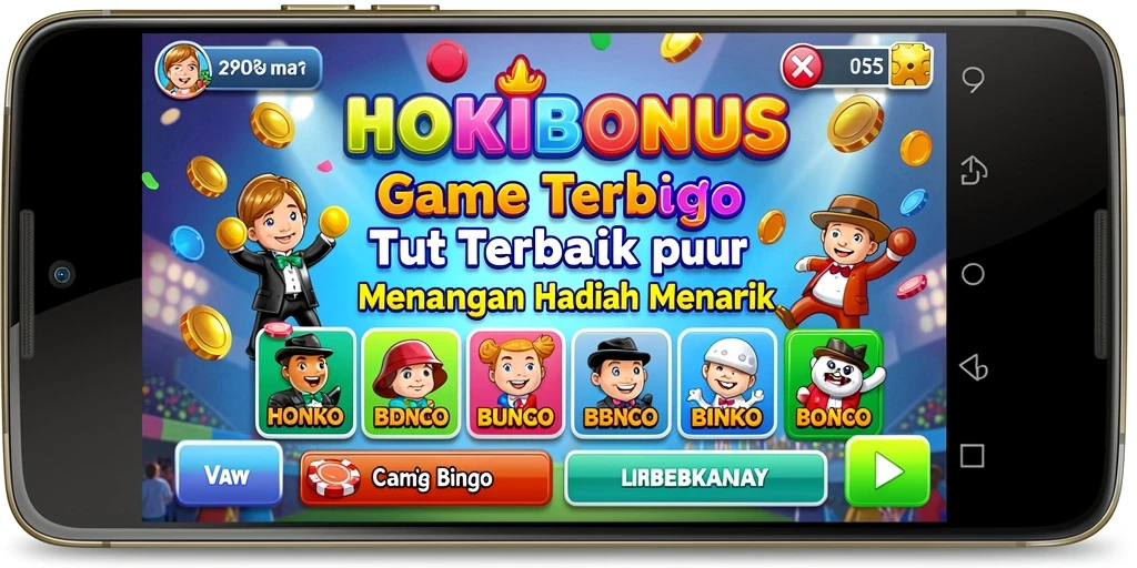 Screenshot gameplay HOKIBONUS yang menampilkan keseruan permainan Bingo.