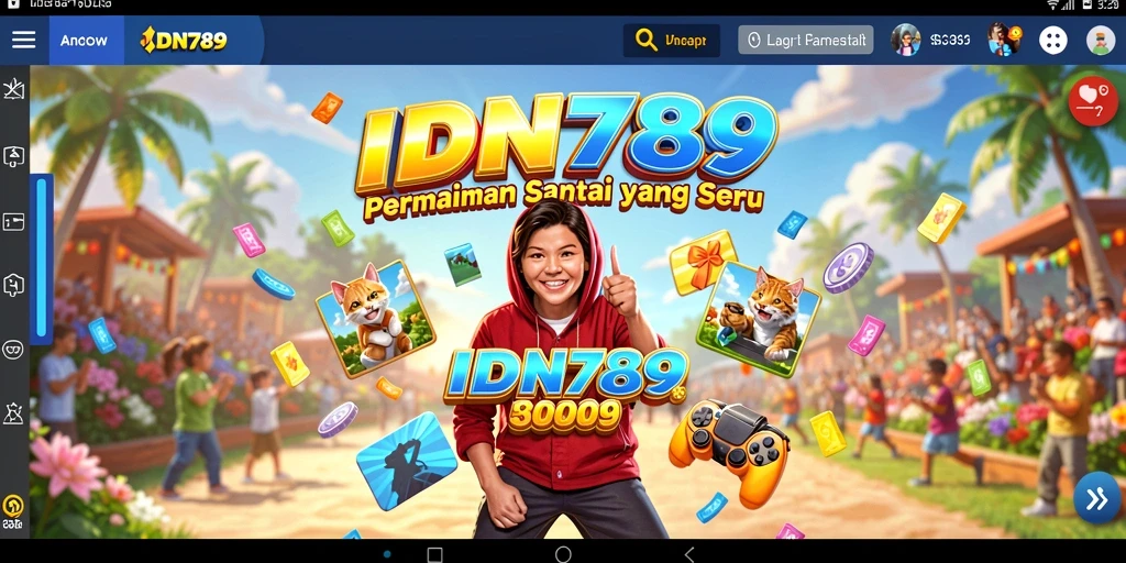 Tampilan gameplay IDN789 yang menarik dan penuh warna.