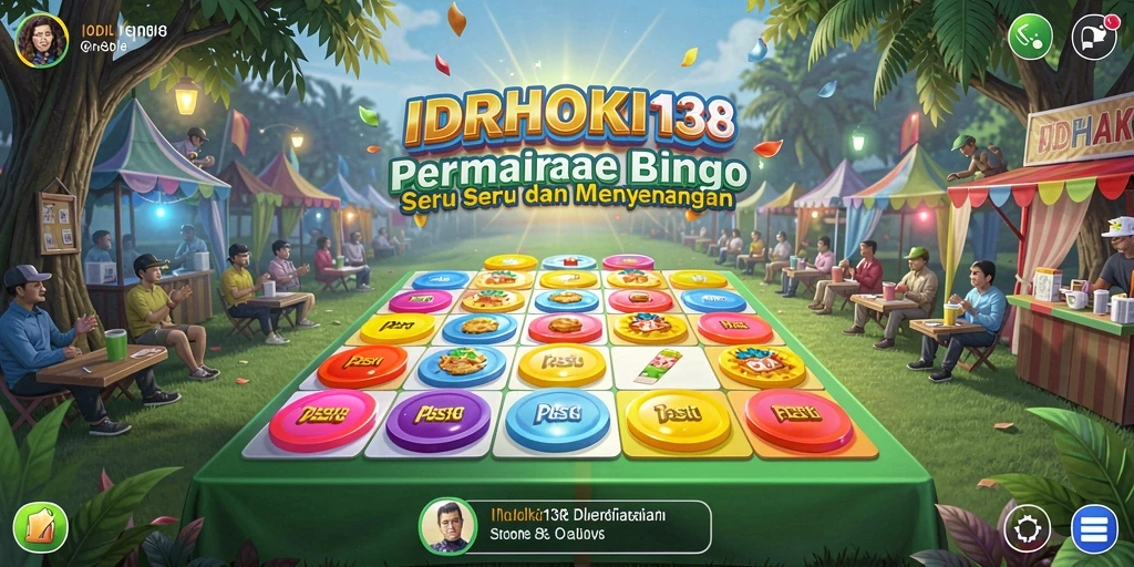 Tampilan gameplay seru dalam permainan Bingo IDRHOKI138.
