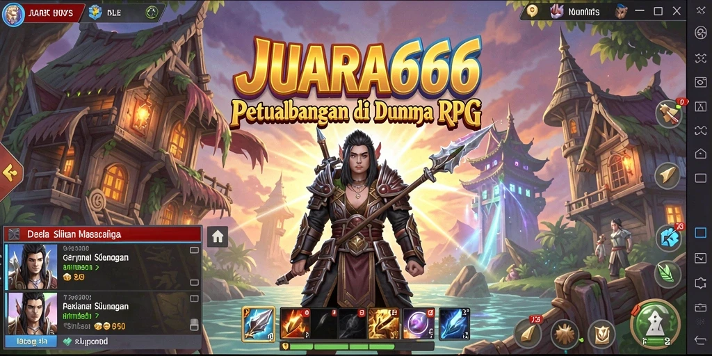 Screenshot dari gameplay JUARA666 yang menampilkan pertarungan menegangkan.