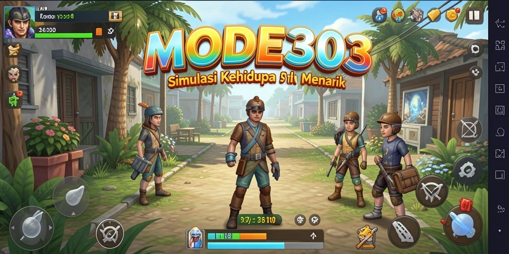 Gambaran gameplay yang menakjubkan dalam MODE303 dengan interaksi yang menarik.