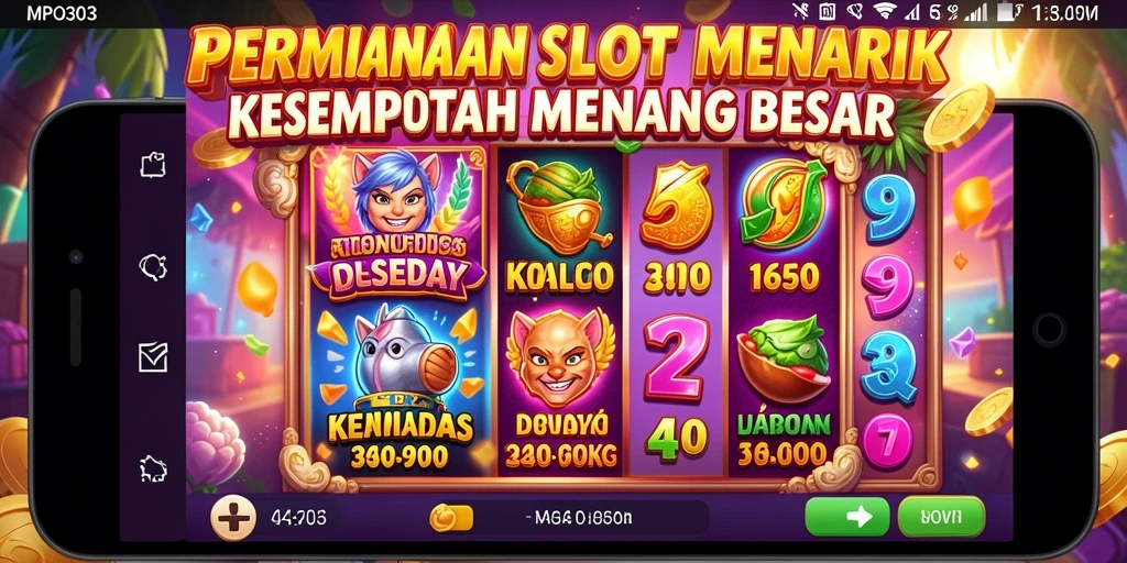 Tampilan gameplay MPO303 yang menarik dan penuh warna.