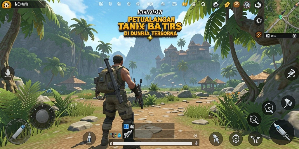 Tampilan aksi mendebarkan dari gameplay Open World NEWIDN.