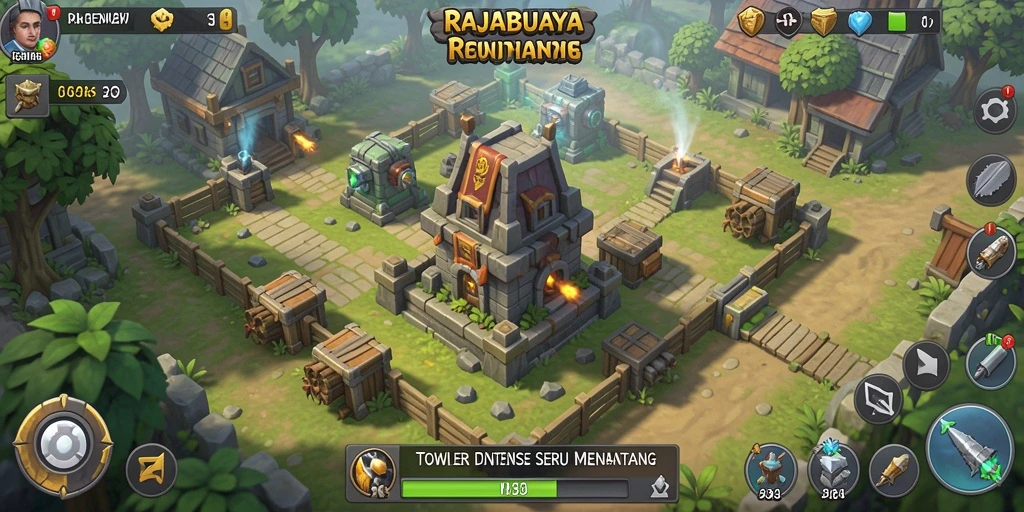 Gameplay menegangkan dalam RAJABUAYA, buktikan strategi terbaik Anda!