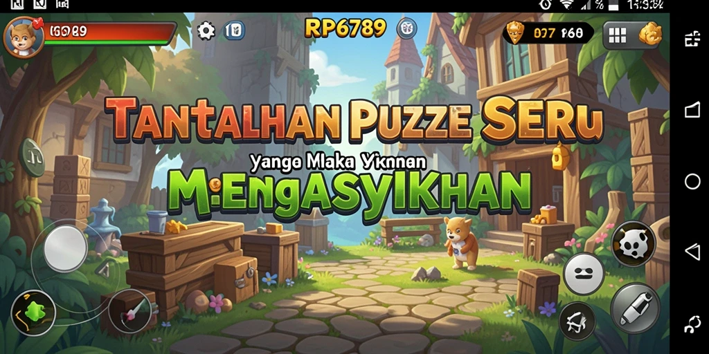 Gameplay seru RP6789 dengan berbagai teka-teki menantang.