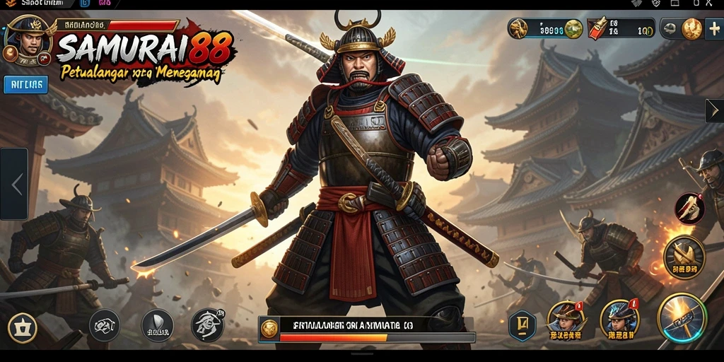 Tampilan menarik dari gameplay <strong>SAMURAI88</strong> yang penuh aksi.
