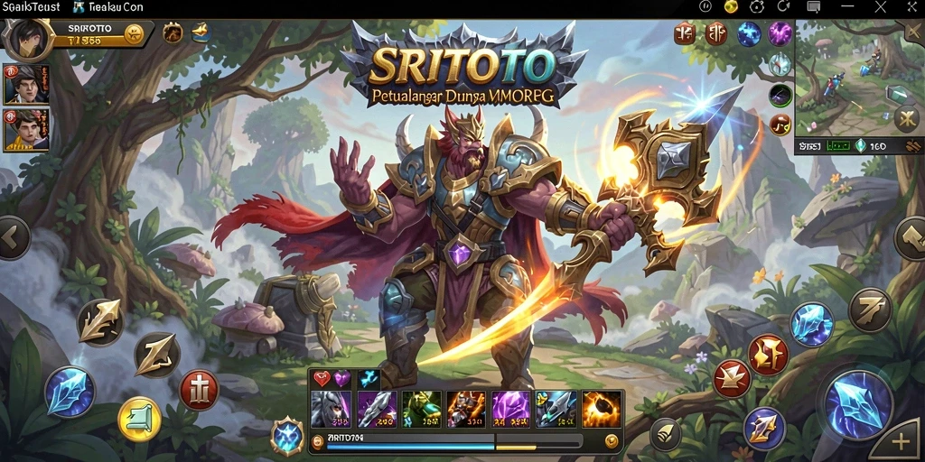 Gameplay SRITOTO yang seru dan menantang di dunia MMORPG.