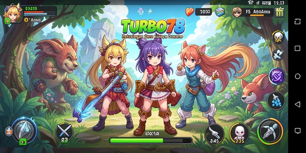 Gameplay seru dan karakter Anime yang menakjubkan di TURBO78.
