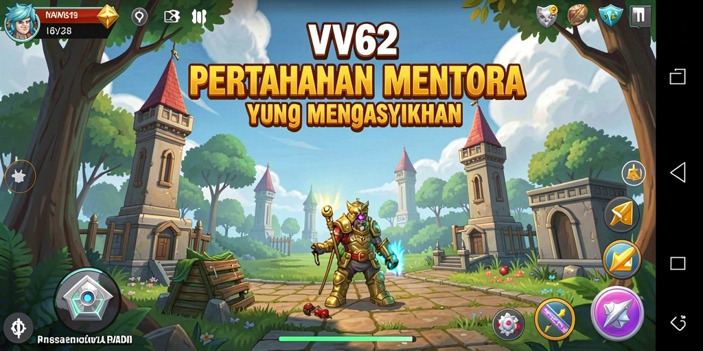 Menampilkan gameplay Tower Defense yang seru dan strategis.