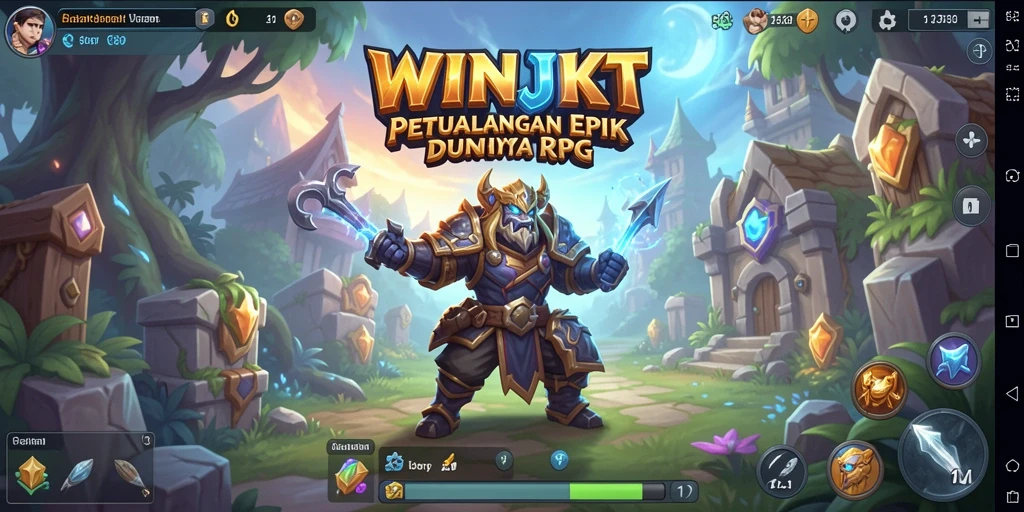Tampilan gameplay RPG yang memukau di WINJKT.